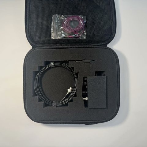 Classic hydrophone kit in a foam-lined case.