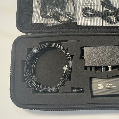 Pool leak detection kit in a foam-lined case.