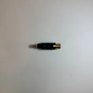 Female BNC to Female XLR connector adapter